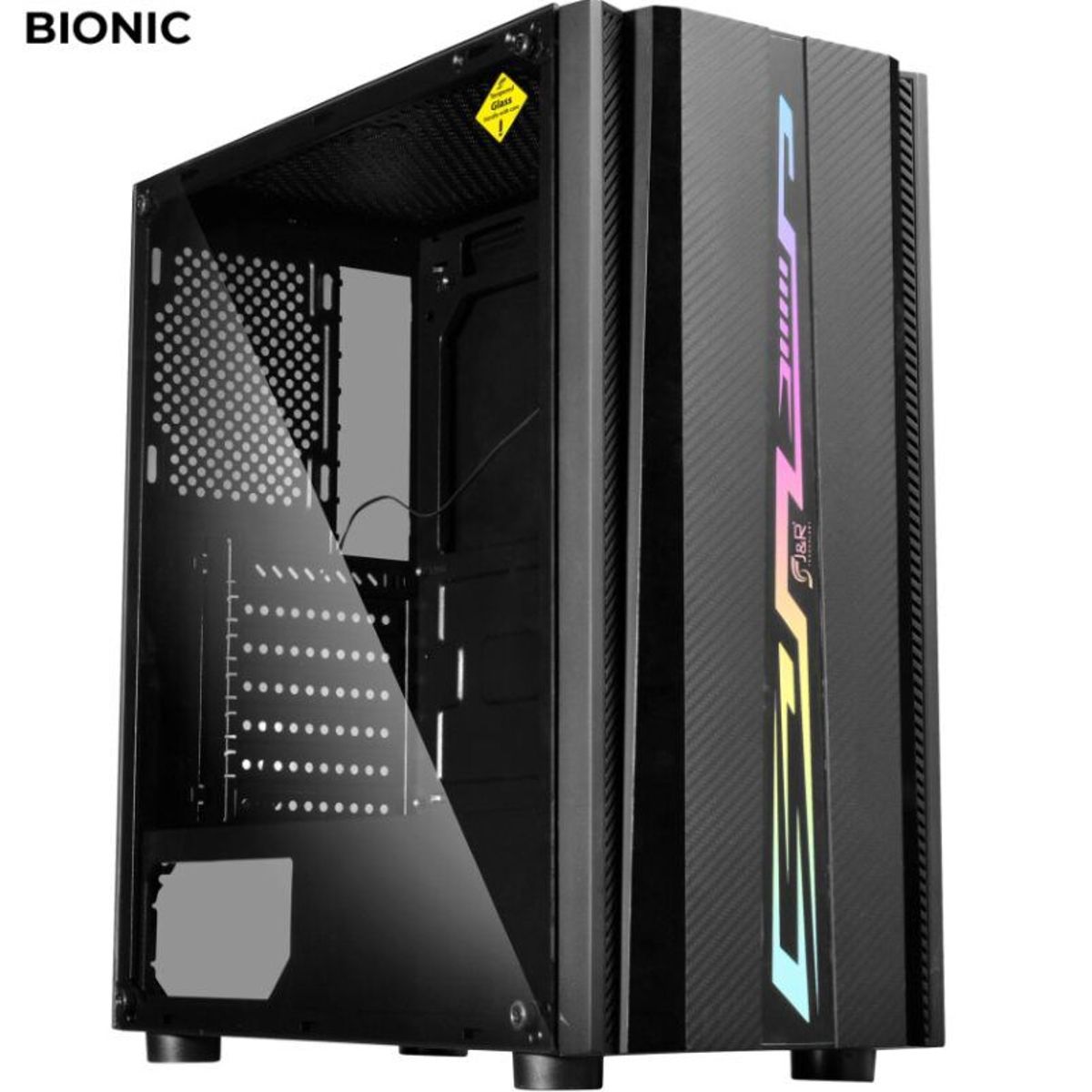 GENERICO - COMBO DE CHASIS GAMER DE 1 COOLER+ FUENTE DE 780WDE
