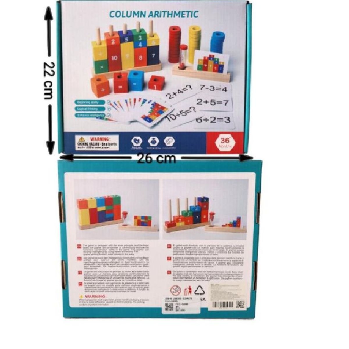 SWISSHOME DR HOFFMAN - JUEGO EDUCATIVO PARA NIÑOS +3 AÑOS JUEGO MATEMATICO