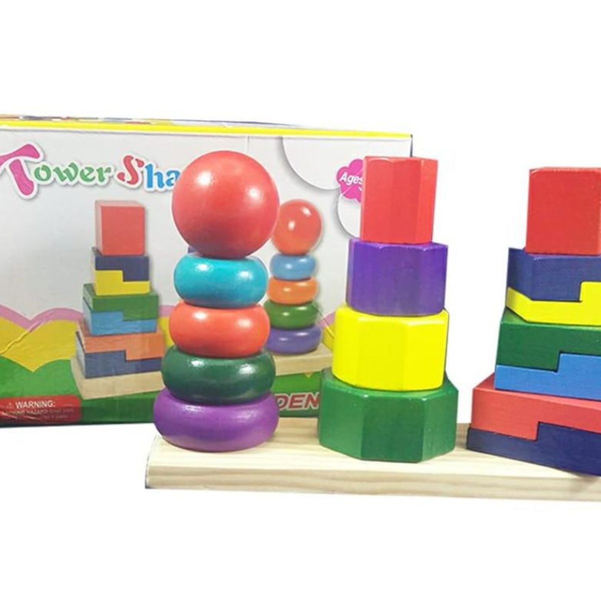 SWISSHOME DR HOFFMAN - JUEGO EDUCATIVOPARA NIÑOS +3 AÑOS, TORRE X 3 FIGURAS.