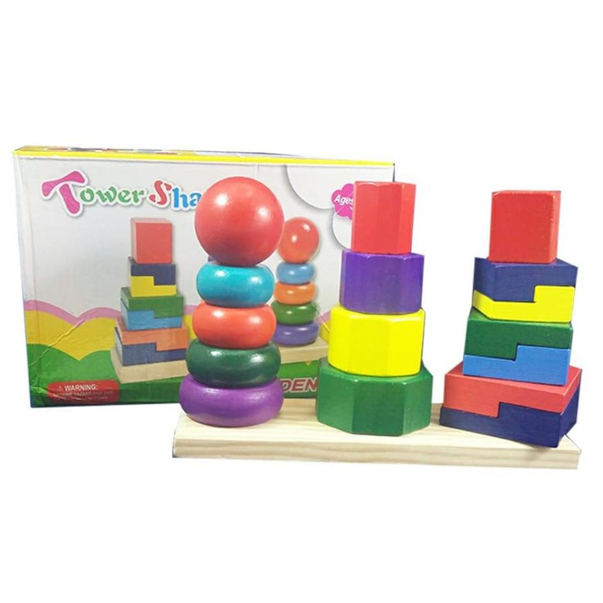SWISSHOME DR HOFFMAN - JUEGO EDUCATIVOPARA NIÑOS +3 AÑOS, TORRE X 3 FIGURAS.