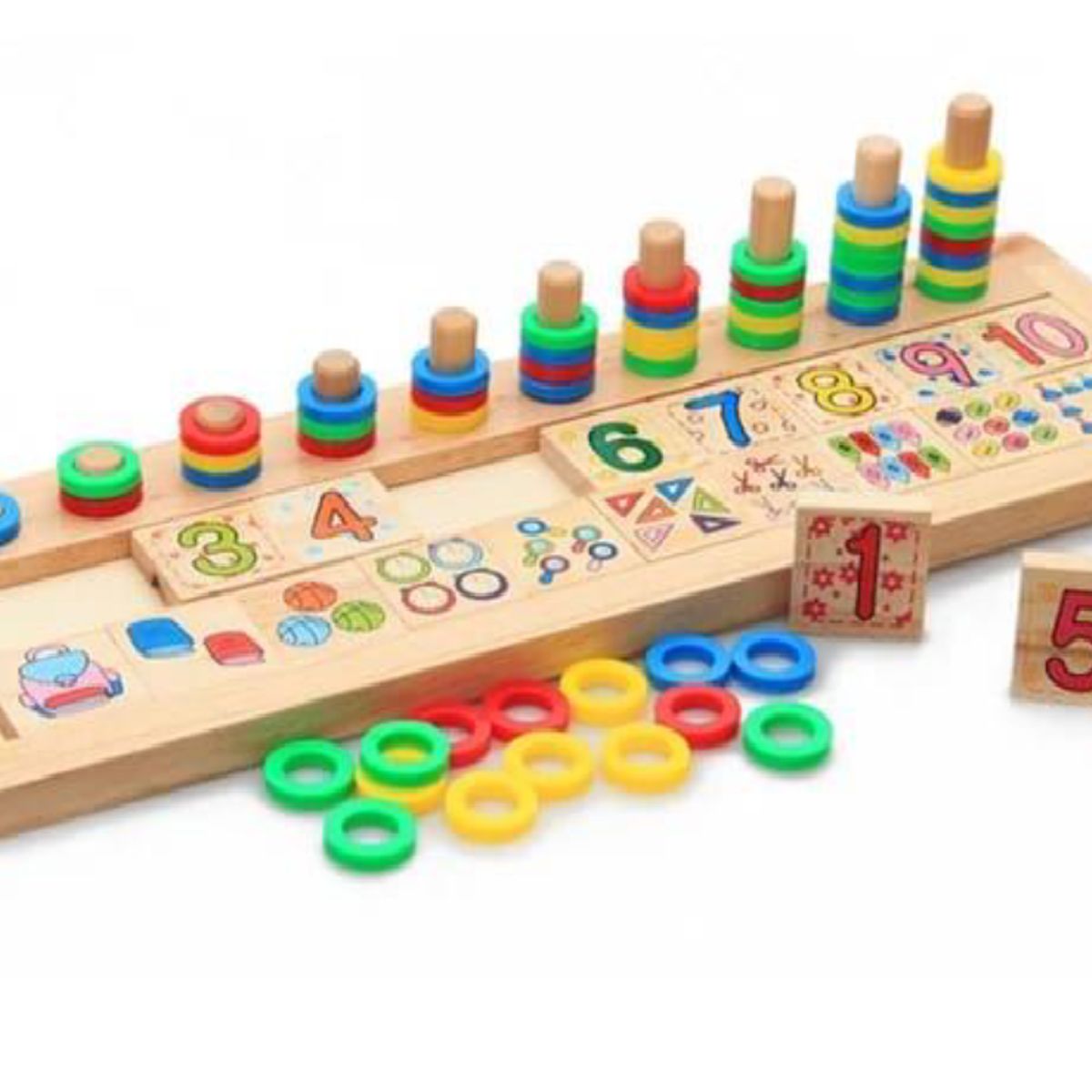 SWISSHOME DR HOFFMAN - JUEGO DIDACTICO PARA NIÑOS +3 AÑOS ABACO MATEMATICO