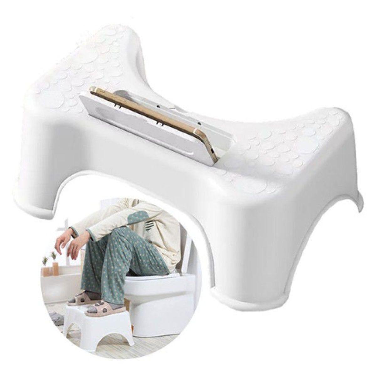 OEM - Banco Para Inodoro Taburete Bano Butaco  Mejora Tu Salud