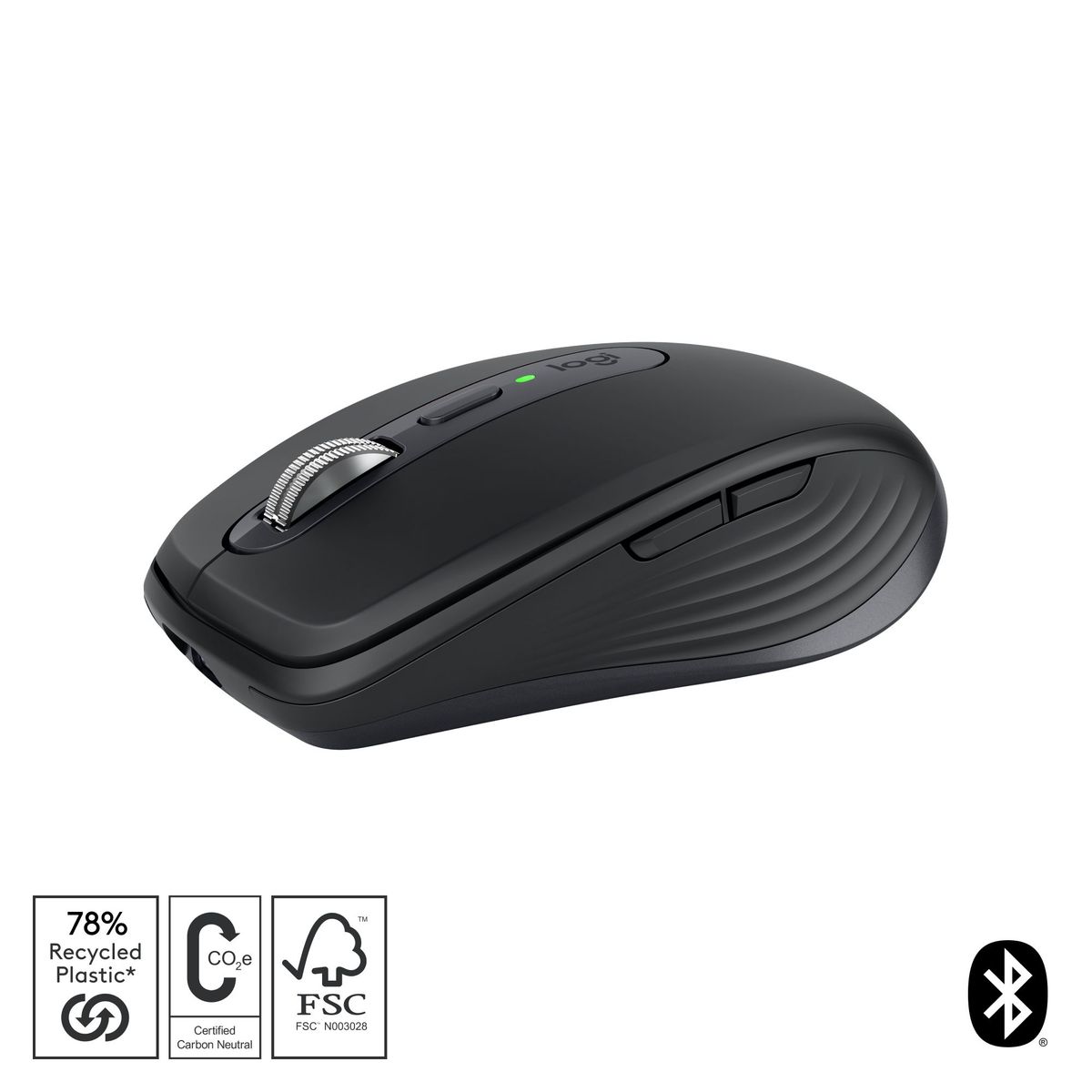 LOGITECH - Logitech Mx Anywhere 3s Mouse Compacto  Usuarios Avanzados Negro
