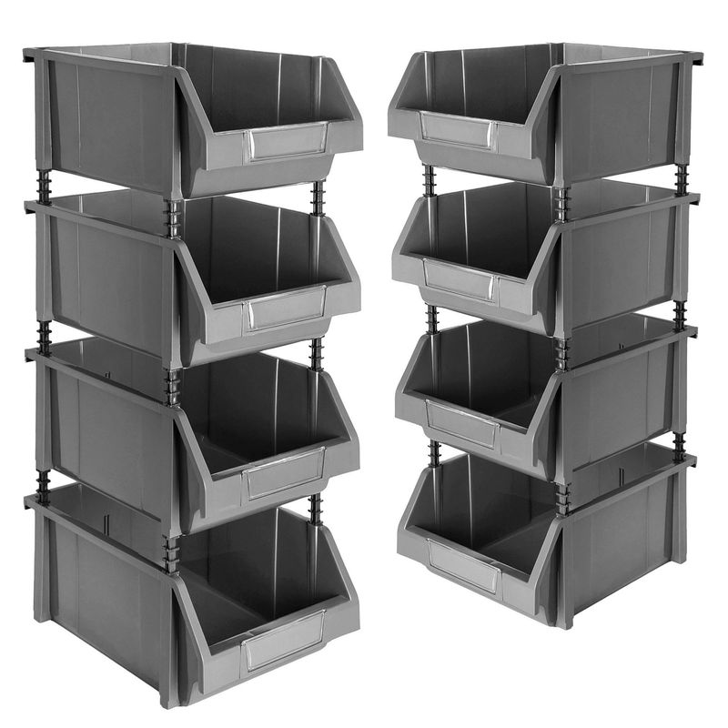 ENERGY PLUS - 8 modulares abierto AZ organizador plástico inventarios 45Kg