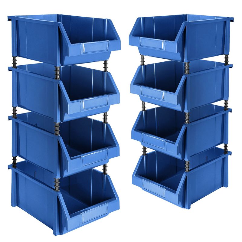ENERGY PLUS - 8 modulares abierto AZ organizador plástico inventarios 45Kg Azul