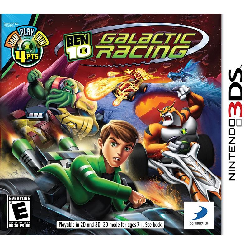 NINTENDO - Ben 10 galactic racing - nintendo 3ds