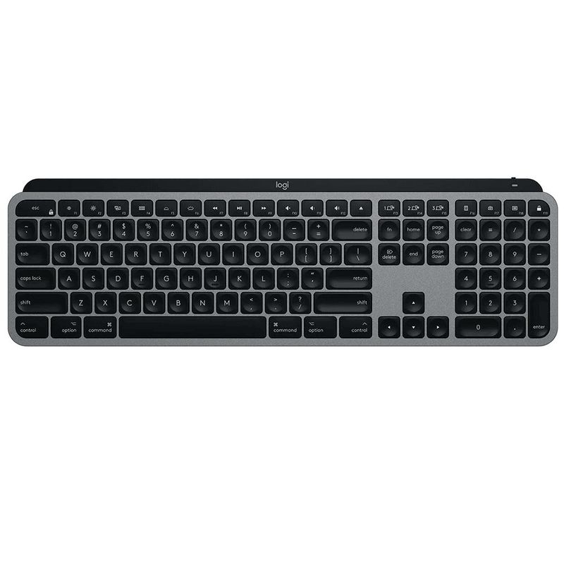 LOGITECH - Teclado Inalámbrico Logitech MX KEYS S Negro Bluetooth Español