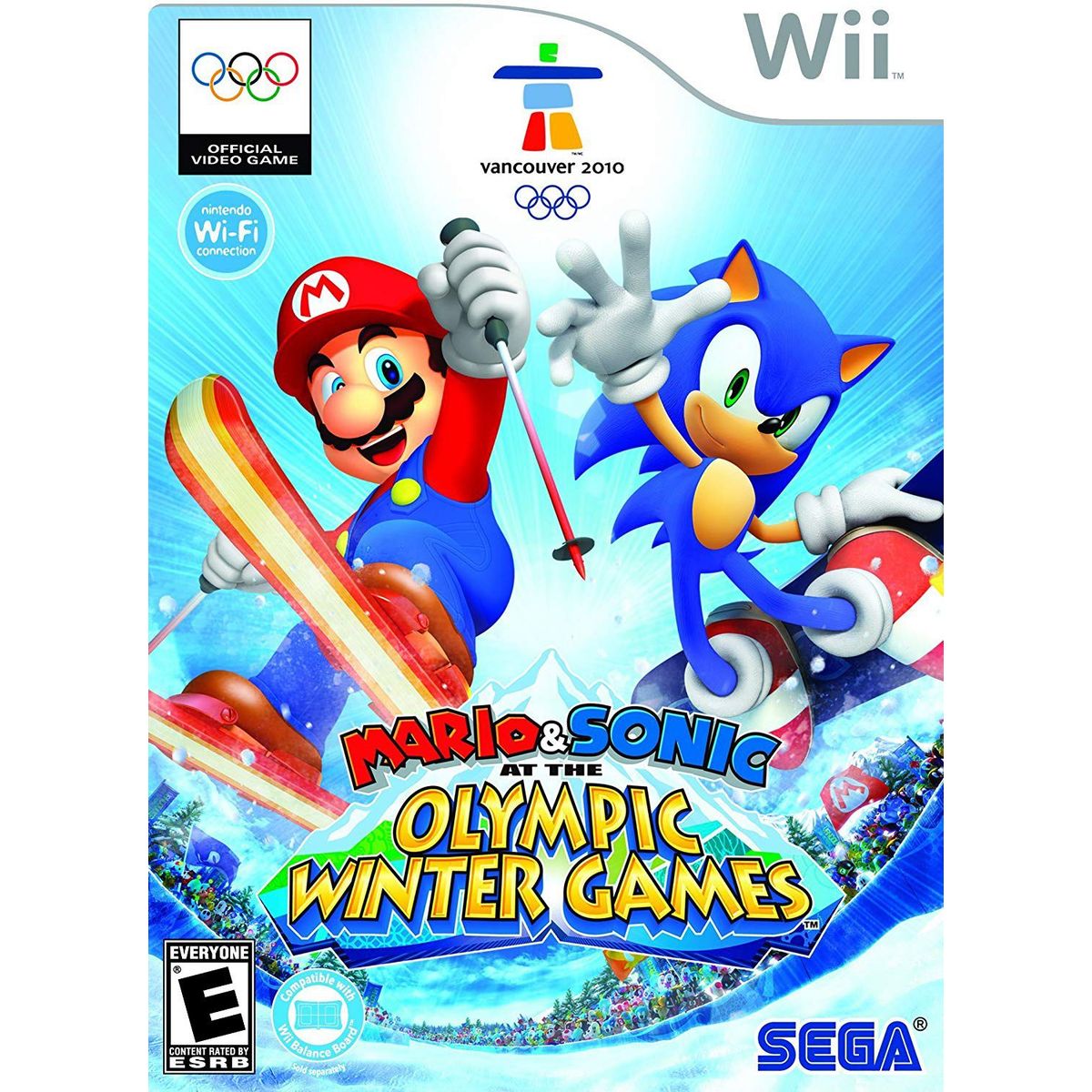 SEGA - Mario and sonic at the olympic winter games - nintendo wii