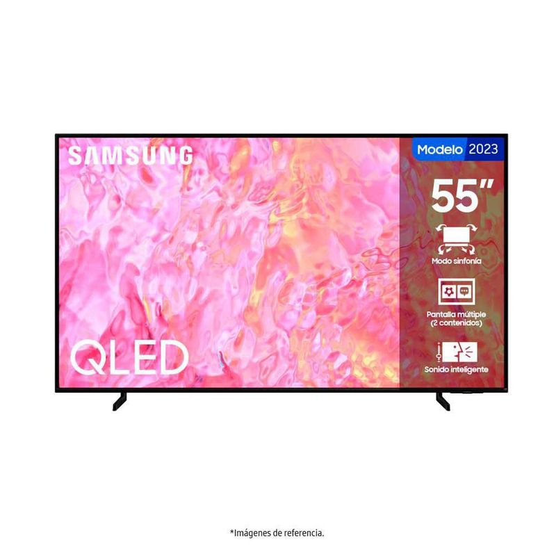 SAMSUNG - Televisor SAMSUNG 55 Pulgadas QLED Uhd4K Smart TV QN55Q60C