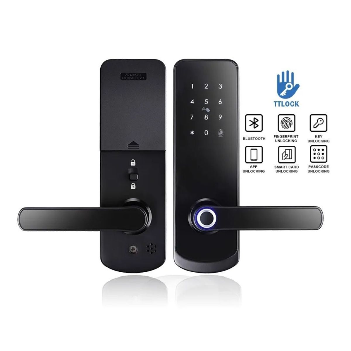 GENERICO - Cerradura Inteligente T1 Smart Wifi TT Lock Con Huella Digital