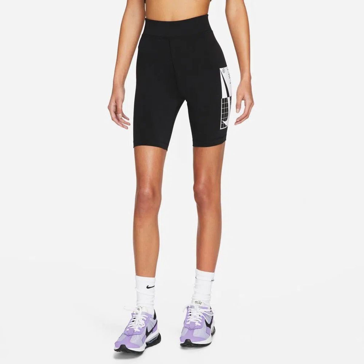 NIKE - LICRA NIKE CORTA HIGH NEGRA MUJER