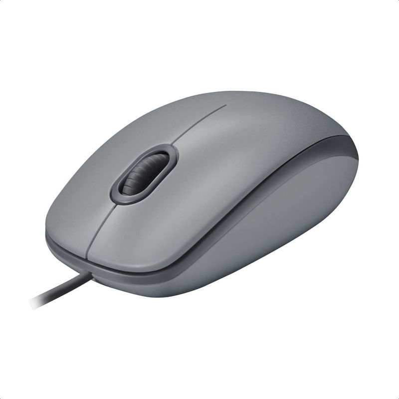 LOGITECH - Logitech M110 Silent Mouse Usb  Clics 90% Más Silenciosos Gris