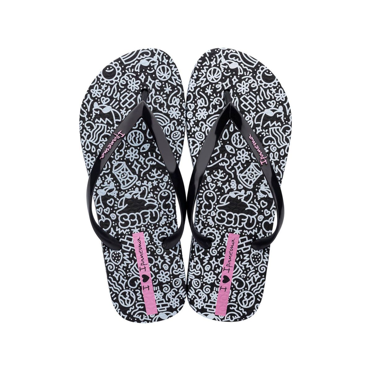 IPANEMA - SANDALIAS MUJER NEGRO IPANEMA GRAFFITI II