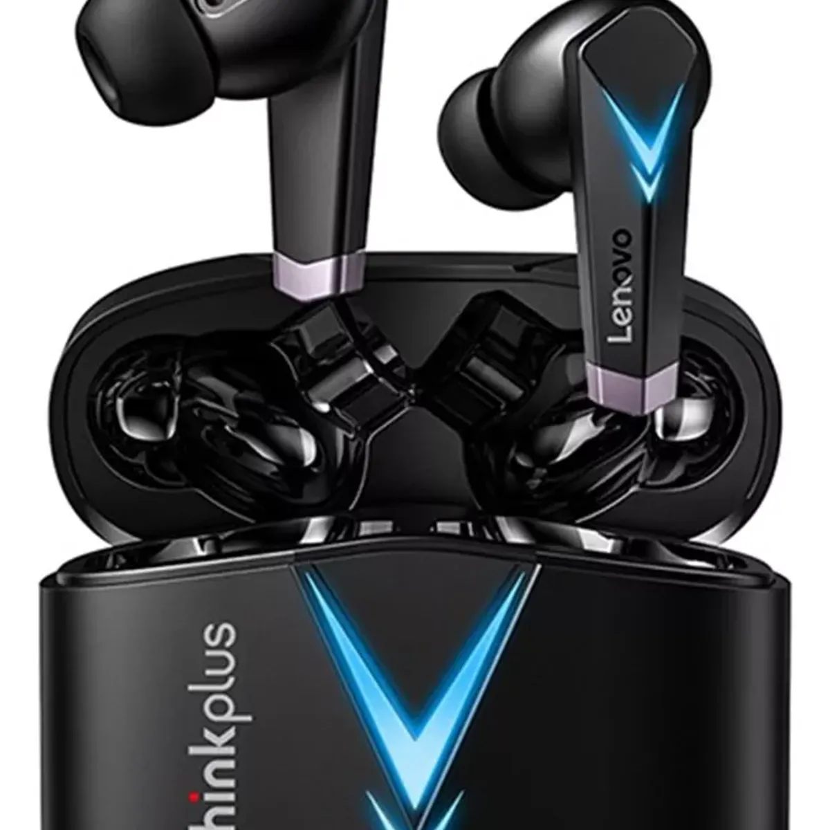 LENOVO - Audífonos de computadora Gamer Livepods Lp6 Luz Led Color Azul Lenovo