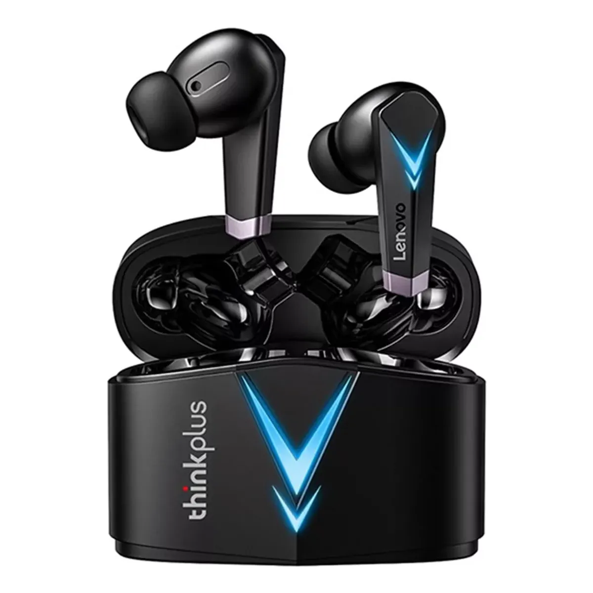 LENOVO - Audífonos de computadora Gamer Livepods Lp6 Luz Led Color Azul Lenovo