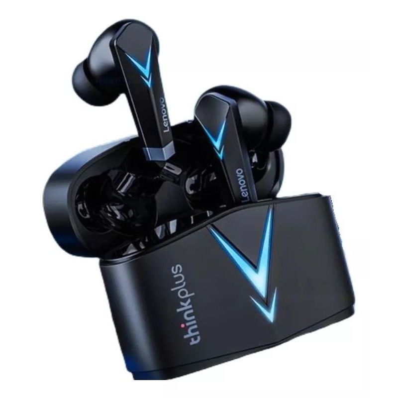 LENOVO - Audífonos de computadora Gamer Livepods Lp6 Luz Led Color Azul Lenovo