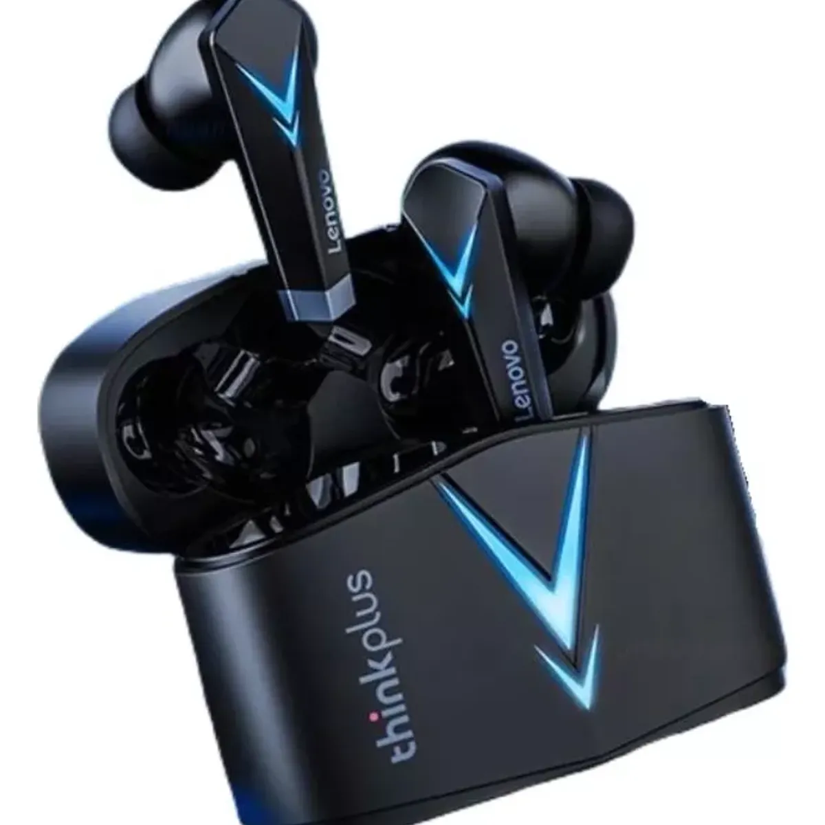 LENOVO - Audífonos de computadora Gamer Livepods Lp6 Luz Led Color Azul Lenovo