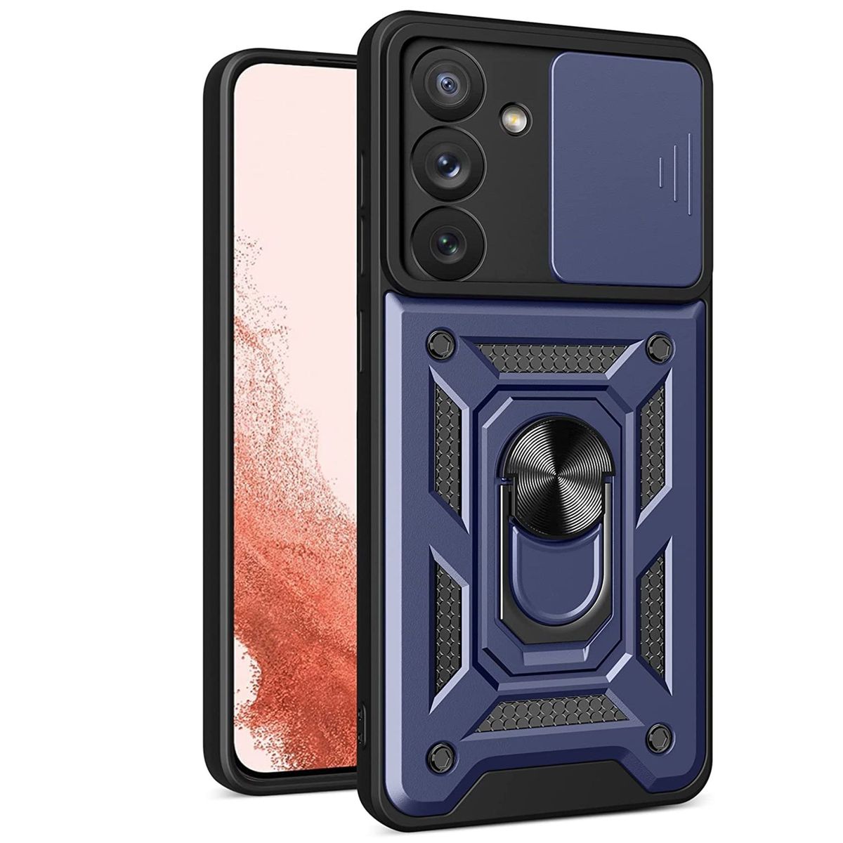 GENERICO - Funda Estuche Case Slider Compatible Con Samsung A55 5G Azul