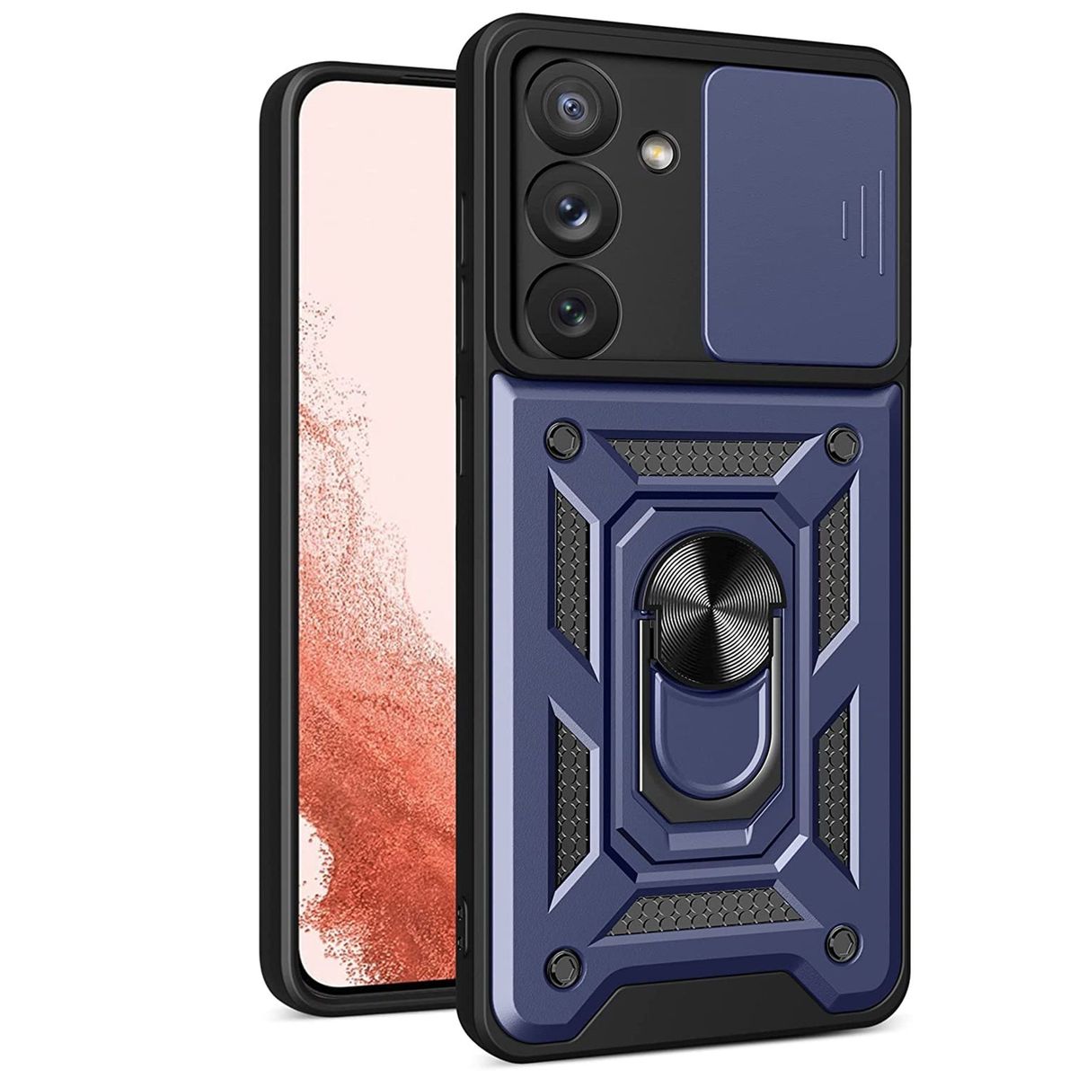 GENERICO - Funda Estuche Case Slider Compatible Con Samsung A55 5G Azul