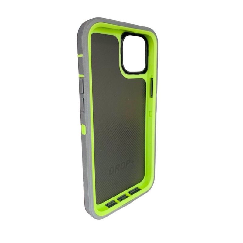 OTTERBOX - Estuche Otterbox Defender Para iPhone 15 Plus - Gris con Verde