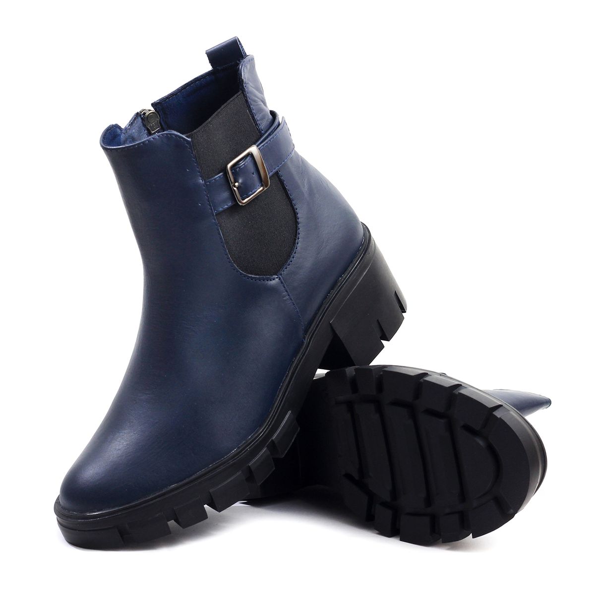 VIAR - Botines Cuero Mujer VIAR Mile Azul