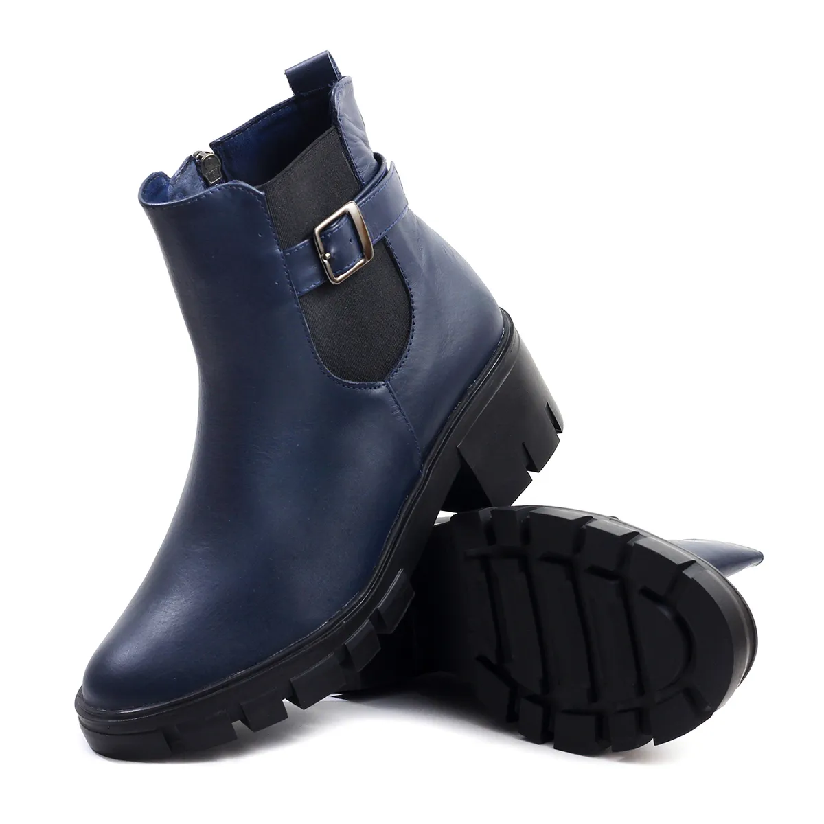 VIAR - Botines Cuero Mujer VIAR Mile Azul