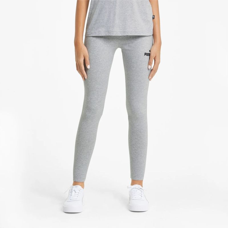 PUMA - LICRA PUMA ESS LEGGINGS GRIS MUJER_.