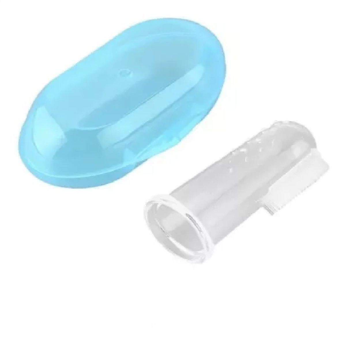 MUNDO BEBE - Cepillo De Dientes Dedo Para Bebe En Silicona Suave Estuche