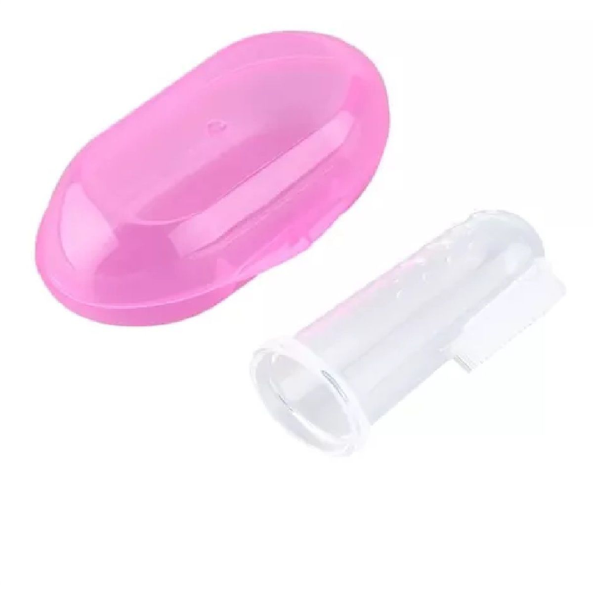 MUNDO BEBE - Cepillo De Dientes Dedo Para Bebe En Silicona Suave Estuche