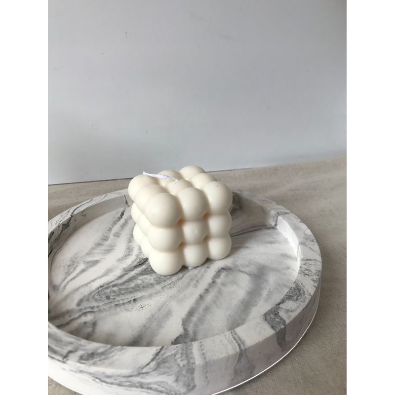 DECORACIONES ALE Y GABI - Vela Aromatica Bubble Maxi 9x9cms