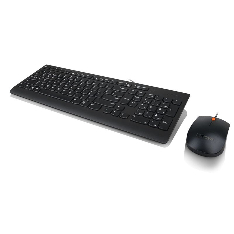 LENOVO - Combo Teclado Y Mouse Lenovo Essential Wired Español