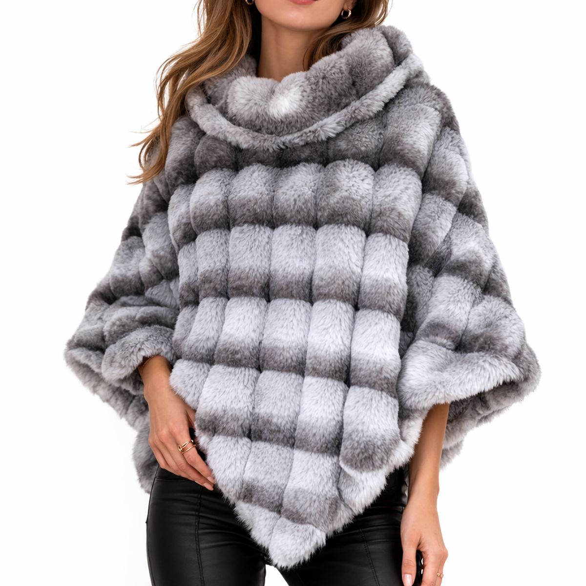 FRIOLENTA - Chal Suelto Elegante - Gris