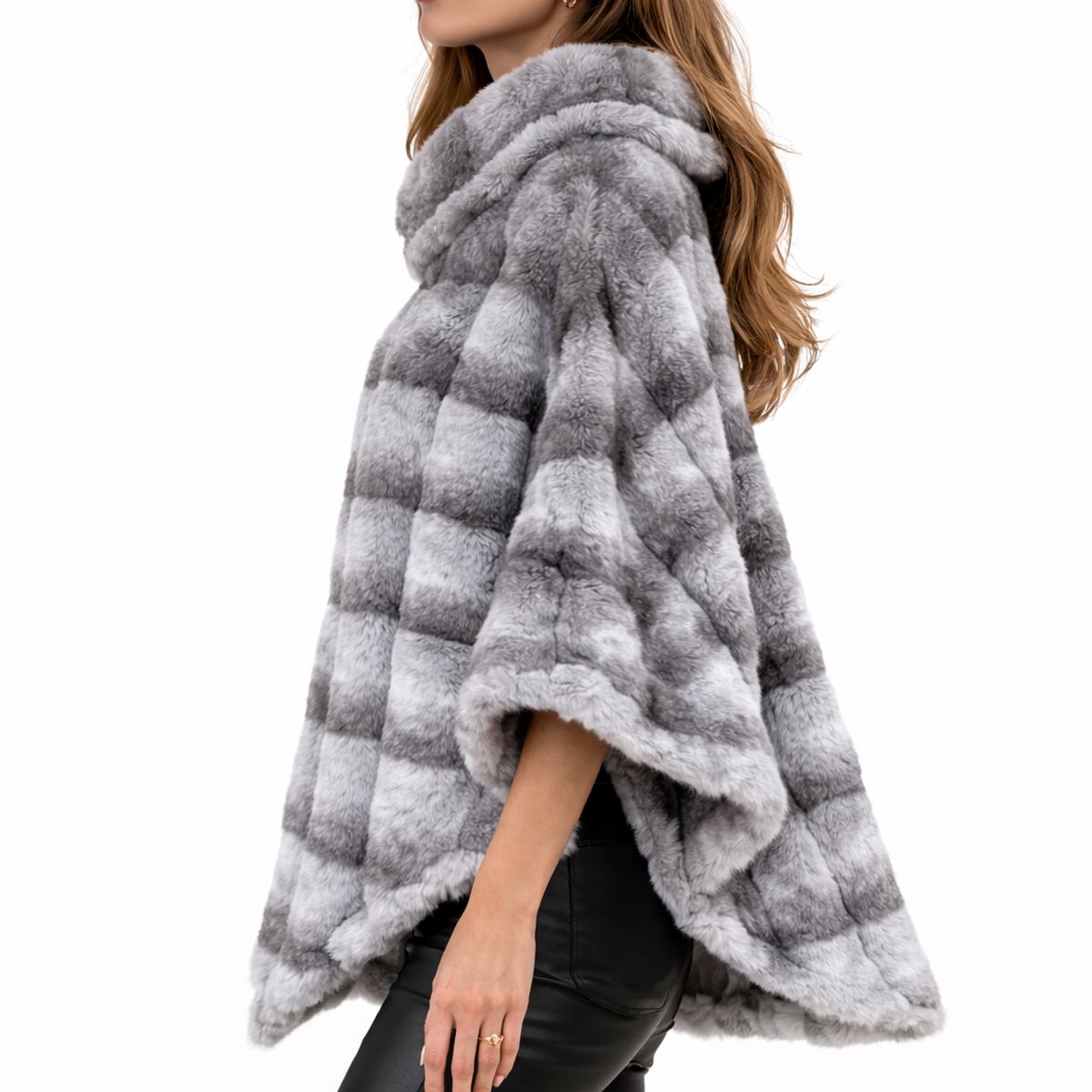 FRIOLENTA - Chal Suelto Elegante - Gris