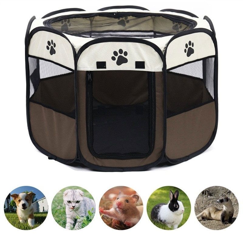 GENERICO - Corral Plegable Portátil Para Gatos Y Perros Jaula Tienda