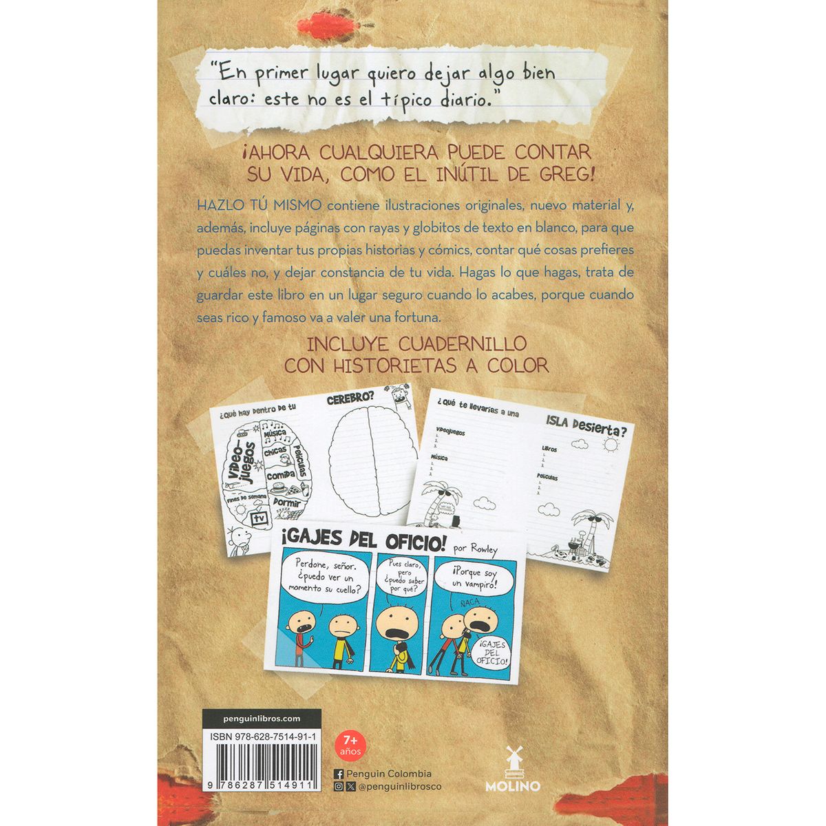 MOLINO - Diario De Greg. Hazlo Tu Mismo. Jeff Kinney