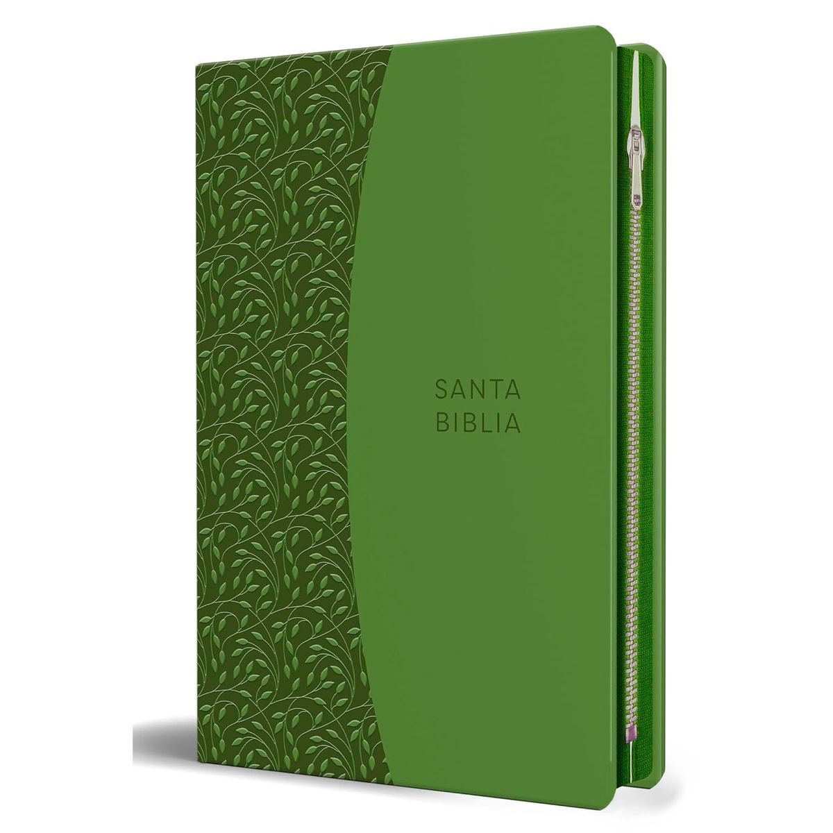 GENERICO - Santa Biblia Rvr 1960.Letra Grande. Verde Con Cremallera
