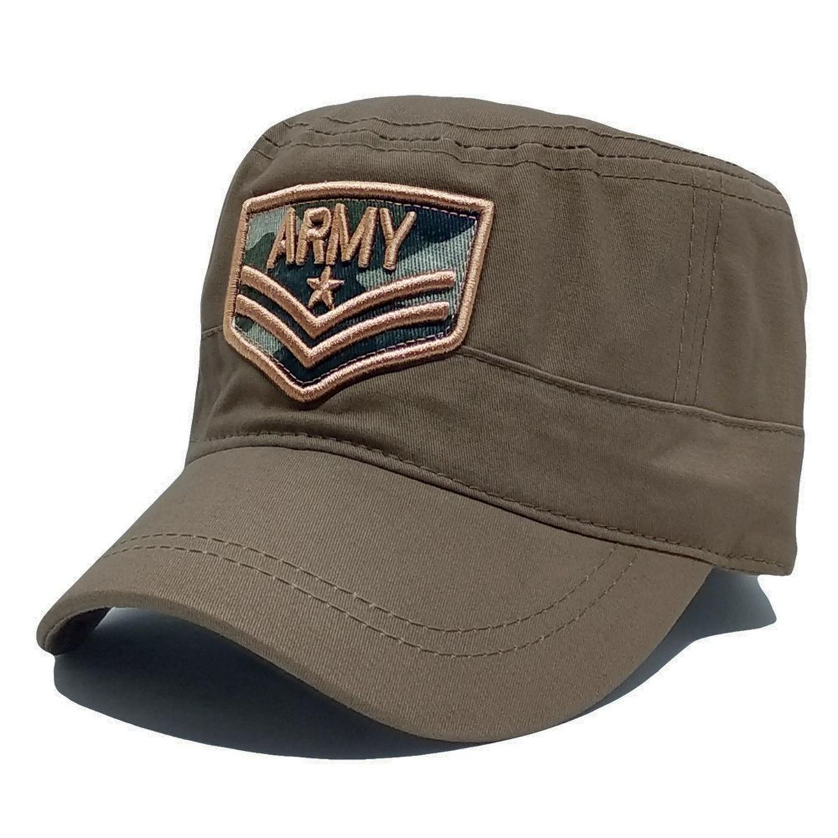 VELBROS - Gorra Militar Tactica Goliana Army Cachucha Star Hombre - Cafe