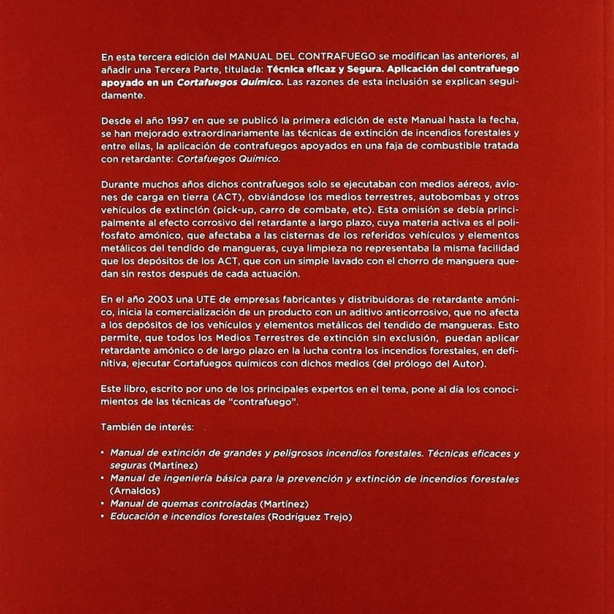 GENERICO - Manual Del Contrafuego. El Manejo Del Fuego