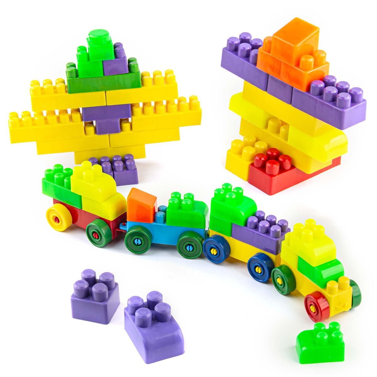 ENERGY PLUS - Armotodo x 72 Bloques Creatividad y Aprendizaje Lúdico