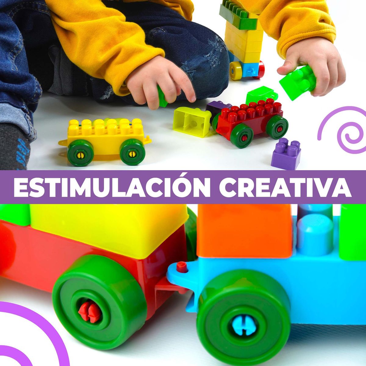 ENERGY PLUS - Armotodo x 72 Bloques Creatividad y Aprendizaje Lúdico