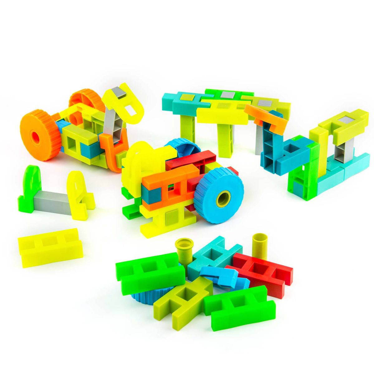 ENERGY PLUS - Juego de Construcción 3D x100 Piezas Didáctico y creativo