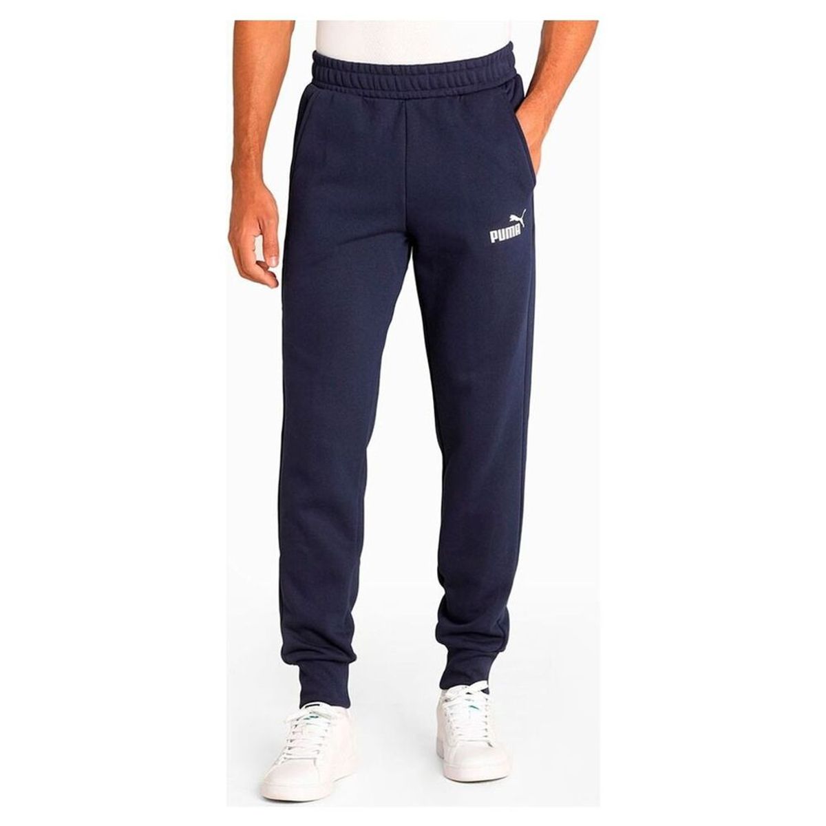 PUMA - Sudadera Puma Original Ess Slim Pants Tr Azul Para Hombre