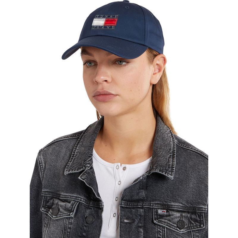 TOMMY HILFIGER - Gorra De Béisbol Elevated Con Logo Mujer Azul Tommy Hilfiger