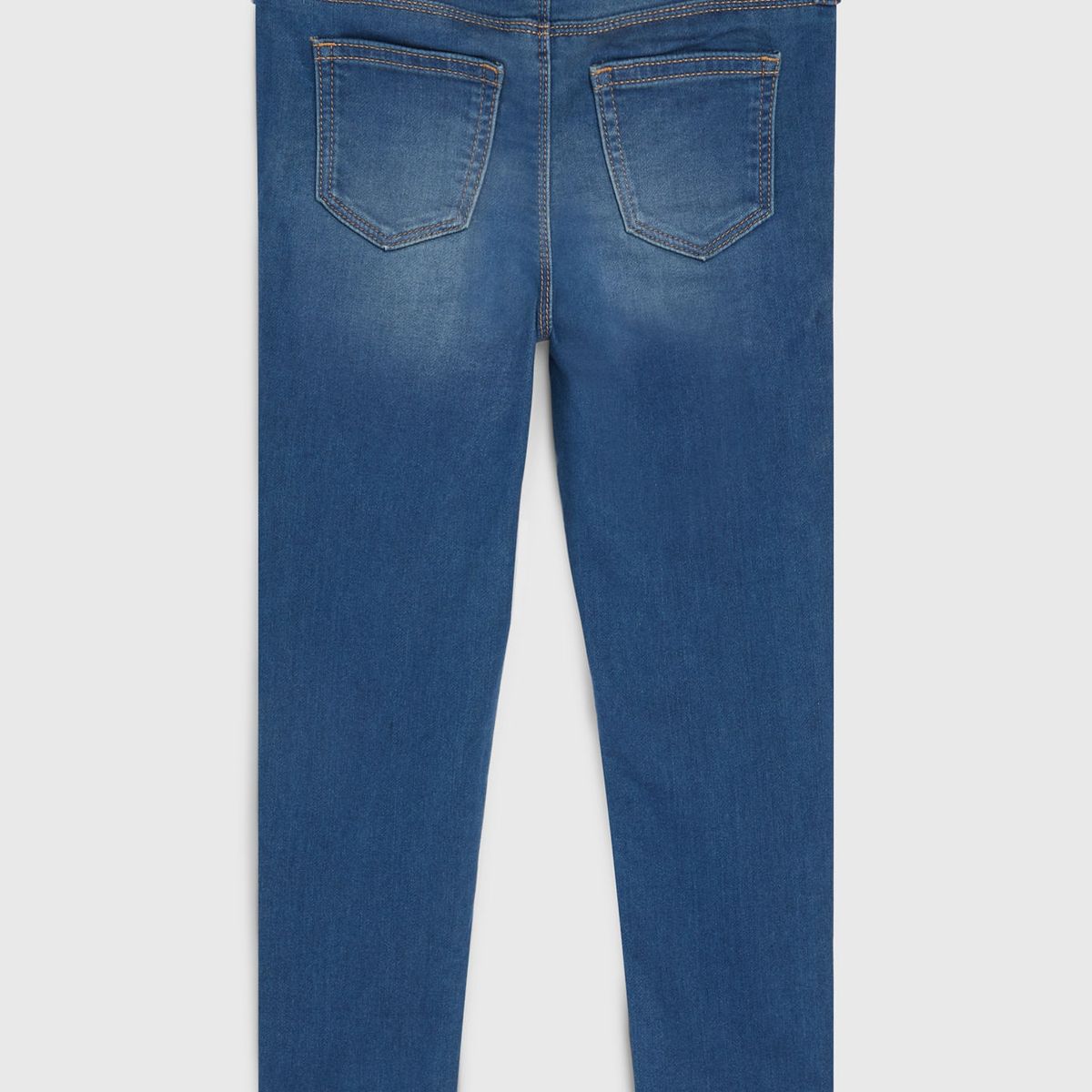 TOMMY HILFIGER - Leggings De Niño Adaptive Estilo Vaquero Beige Tommy Hilfiger