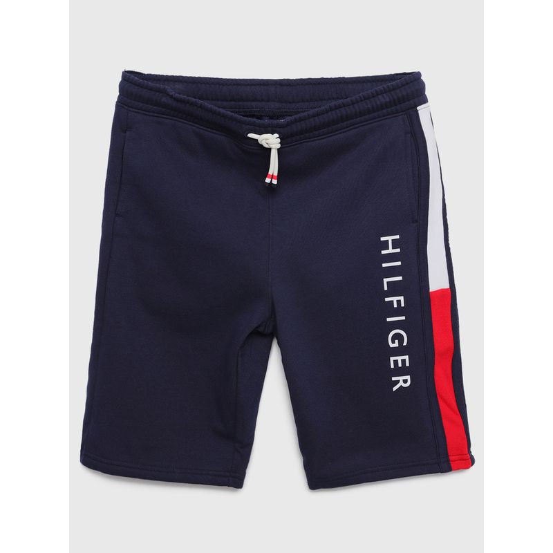 TOMMY HILFIGER - Pantalón Corto Con Rayas Distintivas Niño Azul Tommy Hilfiger
