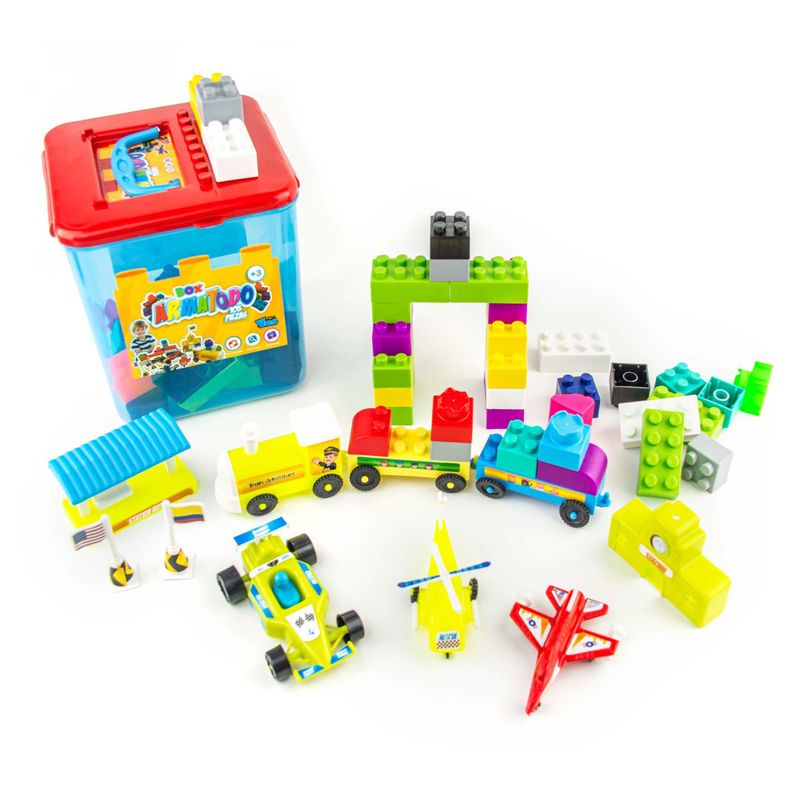 ENERGY PLUS - Bloque Armatodo 105 Pzas Juego Creativo Desarrollo Cognitivo