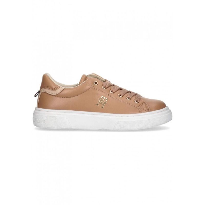 TOMMY HILFIGER - Tenis Con Cordones Para Niñas Naranja Tommy Hilfiger