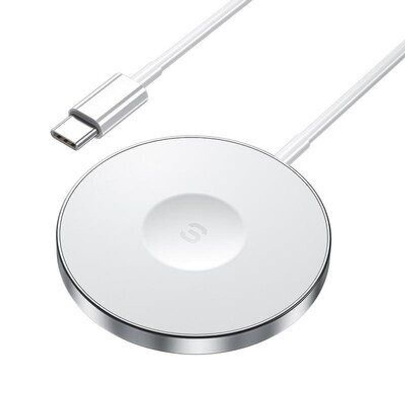 GENERICO - CARGADOR TIPO MAG SAFE 3 EN 1  IPHONE - APPLE WATCH - AIRPODS