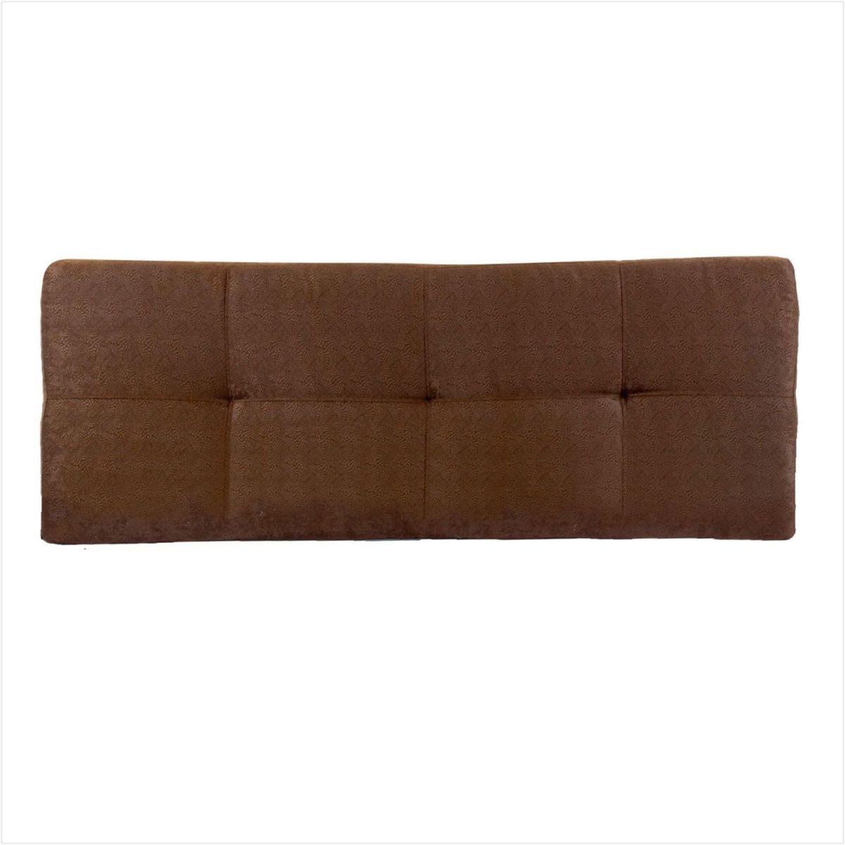 PRODESCANSO - [SENCILLO- C] Cabecero En Microfibra - 200 X 60 X 12 Cuadro - CAFE