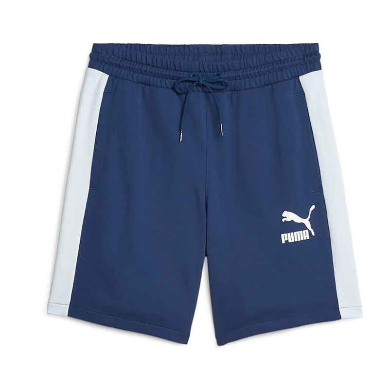 PUMA - Pantaloneta Marca Puma T7 Iconic Shorts 8 Azul Hombre